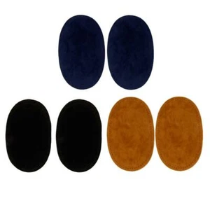 3 Colors Fabric Sew-on Oval Elbow Knee Patch DIY Repair Mend Sewing Applique - Picture 1 of 11