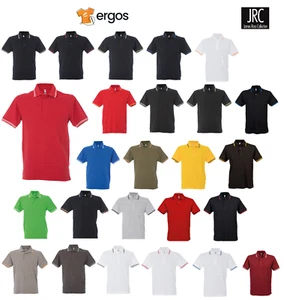 JRC POLO PARIS MAN Maglietta Mezza Manica Corta 100% Cotone con Bottoni da Uomo - Imagen 1 de 29