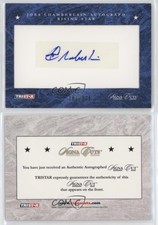 2008 TRISTAR Signa Cuts Cut Hidden Treasures Blue /228 Joba Chamberlain Auto