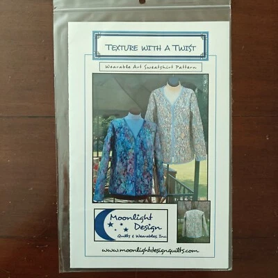 Moonlight Design "Texture with a Twist" Wearable Art Pattern MLD14 🌟 - Image 1 of 4