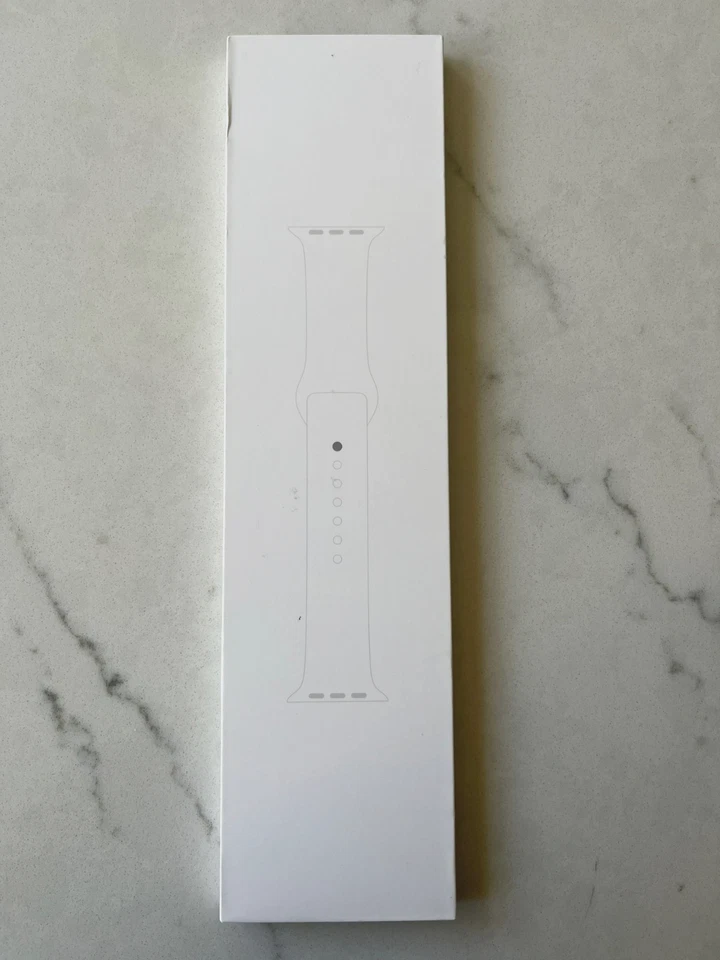 Apple Watch 40mm White Sport Silicone Sport Band - Image 1 of 1