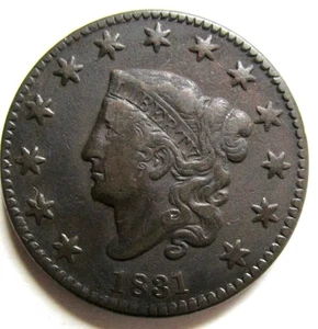 1831 testa di coronetta grande centesimo 1c - Foto 1 di 5