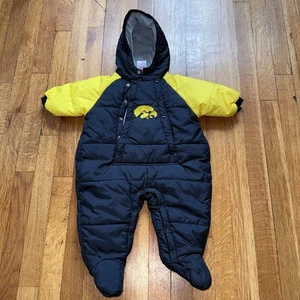 NCAA Iowa Bebé Traje de Nieve o Mameluco Acolchado Niños 3-6M - Imagen 1 de 12