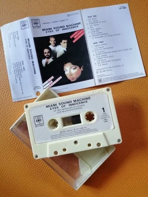 MIAMI SOUND MACHINE [ EYES OF INNOCENCE ] ORIGINAL CASSETTE THAILAND EDITION - Image 1 of 2