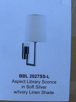 Visual Comfort Signature Collection BBL2027SS-L Barbara Barry Aspect Foto 1 de 4