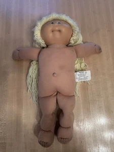 Cabbage Patch Kids Doll Vintage 1978-1982 Blonde Hair Green Eyes Xavier Robert - Picture 1 of 13