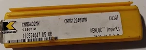 KENNAMETAL Inserts 5-pack - KU30T - CNMG432MN - CNMG120408MN - USA   (B7) - Picture 1 of 4