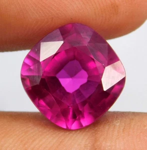 Piedra preciosa suelta corte cojín mahenge rosa caliente natural certificado 13,85 quilates - Imagen 1 de 11
