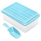 Ice Cube Tray With Lid And Storage Bin, Easy-Release 55 Ice Tray With1357