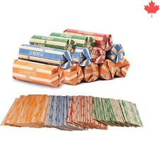 Effortless Color-Coded Coin Roll Wrappers - Color-Coded Design - 440 Pack