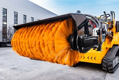 Barredora escoba angular MMS accesorios para barredora de polvo de carretera para minicargadora Foto 1 de 4