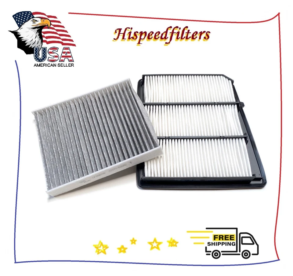 Двигатель + УГЛЕРОДНЫЙ воздушный фильтр для салона для 2017 - 2020 NISSAN TITAN 5,6 л БЫСТРАЯ ДОСТАВКА - Изображение 1 из 1