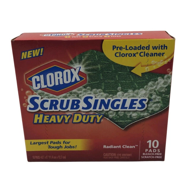 Clorox Scrub Heavy Duty Scouring Pads - 10 Count