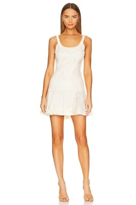 Mini Vestido Alexis Ricci Crema Jardín Bordado Lino Mediano $650 Foto 1 de 4