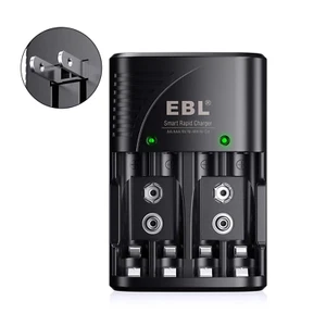 Smart Rapid AA AAA Charger for AA AAA 9V Rechargeable Batteries Ni-Mh Ni-Cd Rech - Picture 1 of 12