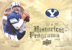 HISTORICAL-PROGRAMS Steve Young INSERT 49ERS BUCS BUCCANEERS BYU HOF - Picture 1 of 1
