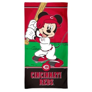 CINCINNATI REDS BASEBALL MICKEY MOUSE 30"X60" SPECTRA BEACH TOWEL WINCRAFT - Picture 1 of 1