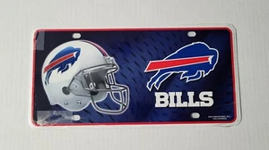NEW NEVER USED TAG OFFICIAL LICENSED BUFFALO BILL'S LICENSED METAL PLATE $13.50 - Picture 1 of 2