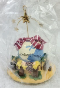 DaySpring Manger Mobile Ornament Christmas For God so loved 2003 w/ box - Bild 1 von 3