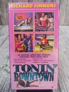 Richard Simmons - Tonin' Downtown (VHS, 1996, GoodTimes) Brand New / Sealed  - Picture 1 of 2