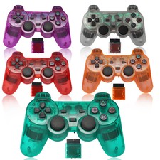For PS2 Wireless Game Controllers Gamepad Joystick Bluetooth Vibrator