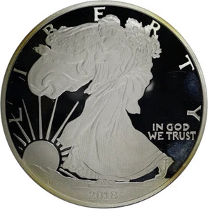 2018 Federal Coin Fund Giant American Silver Eagle 4 oz .999 Feinsilbermedaille - Bild 1 von 2