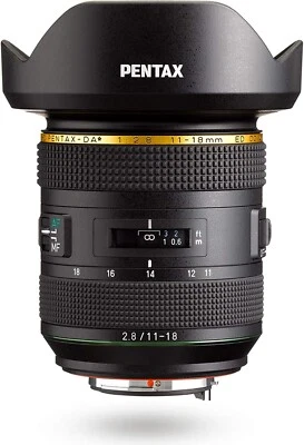 PENTAX 21230 Zoom Lens HD PENTAX-DA*11-18mmF2.8 ED DC AW W/C K Mount Black New - Image 1 of 4