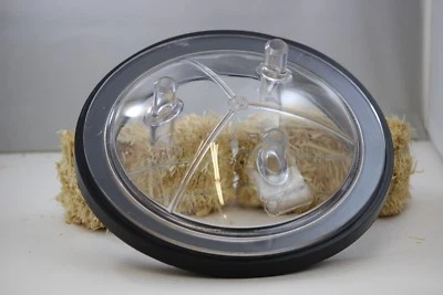 Tapa y junta de cubo de leche de 10,5 galones para máquina de ordeño de Melasty ¡COMBO! Foto 1 de 4