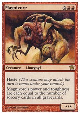 Magic the Gathering MTG Magnivore (202) Ninth Edition   LP