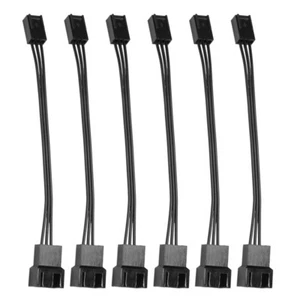 6 StüCk 4Pin PWM auf 3Pin Standard KüHlung LüFter Adapter Kabel Q1Y3Y3 - Bild 1 von 8