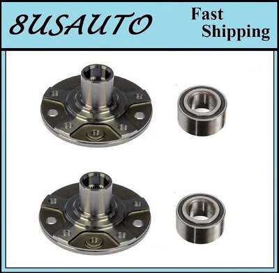 Ступица переднего колеса и подшипник подходят для SAAB 900 1994-1998, 9-3 1999-2003, 9-5 99-01 ПАРА - Изображение 1 из 2