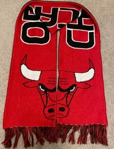 Chicago Bulls NBA Scarf One Size, - Picture 1 of 6