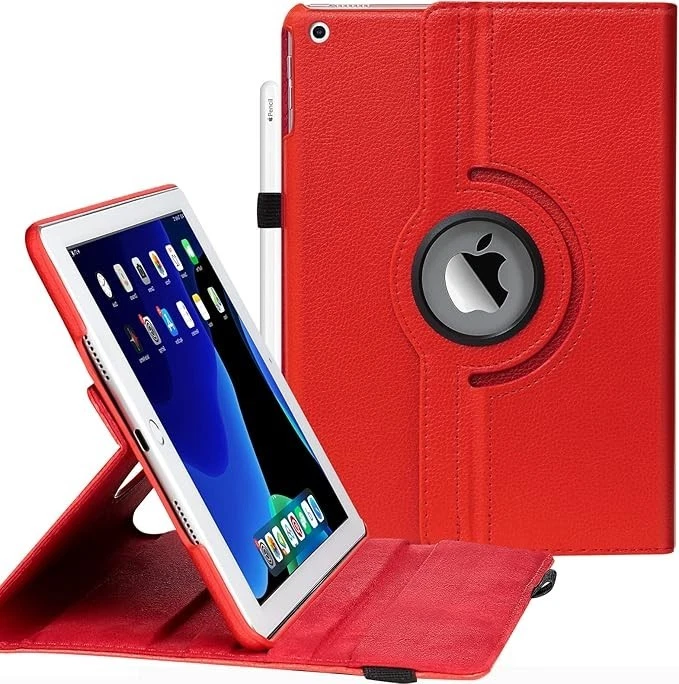 Funda inteligente con soporte de cuero giratoria 360 para iPad 10.2 9ª 8ª 7ª generación Foto 1 de 4