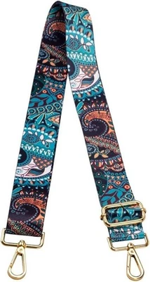 Crossbody Strap for Purses Replacement Adjustable Guitar Multicolor Flower - Image 1 of 4