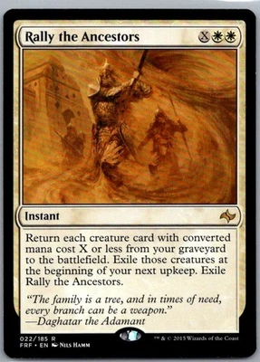 #22 Rally the Ancestors Fate Reforged Rare - Image 1 of 2