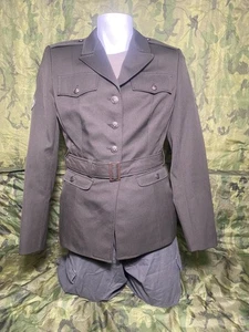 US Army AGSU Pinks and Greens Jacket Female Size 12MR PFC Rank - Picture 1 of 5
