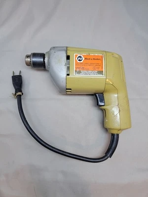 Vtg BLACK & DECKER 1/2" Corded Type 1 Drill #704 Single Speed - Image 1 of 4