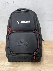 Husky Heavy Duty PRO Tool Backpack **1 zippered IS BAD** - Picture 1 of 3