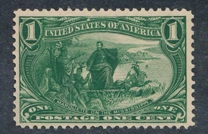 UNITED STATES (US) 285 MINT F-VF NH 1c TRANS-MISSISSIPPI - Picture 1 of 2