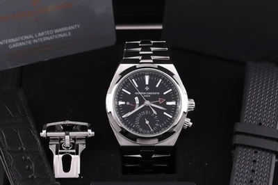 Vacheron Constantin 2022 Overseas Dual Time 41 mm acero negro 7900V/110A-B546 Foto 1 de 4