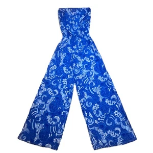Lilly Pulitzer Pim Jumpsuit Strampler Damen Größe Small Blau & Weiß - Bild 1 von 9
