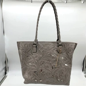 Bolsos de mano de cuero Patricia Nash recortados Adeline Tote - Imagen 1 de 9