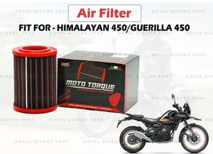Ajuste para Royal Enfield "Nuevo filtro de aire Himalayan 450 y Guerrilla 450" - Imagen 1 de 12