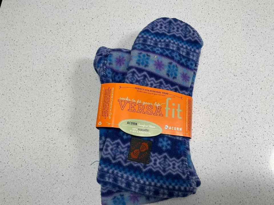 Calcetines Acorn Comfort Fleece Versa Fit Azul Talla s/M Mujer’s Nuevo Púrpura Foto 1 de 4