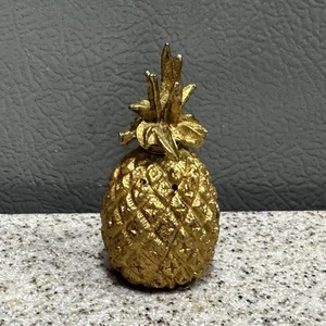 Vintage Messing Ananas Salz oder Pfefferstreuer 2,5" Schraubverschluss in GUC - lesen - Bild 1 von 9