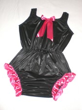 SOFT BABYFOLIE PVC BODY SPIELANZUG DIAPER SUIT ROMPER  XL XXL