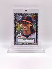 Tim Lincecum 2011 Topps 52 RARE BLACK DIAMOND Wrapper Redemption #46 - Giants