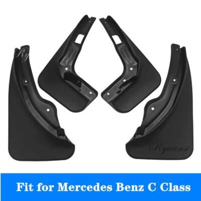 Guardabarros guardabarros guardabarros para Mercedes Benz Clase C 2007-2011 4 piezas Foto 1 de 4