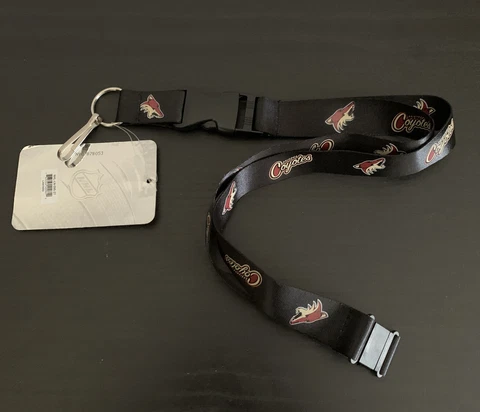 NHL Lanyard  Arizona Coyotes Black Cover