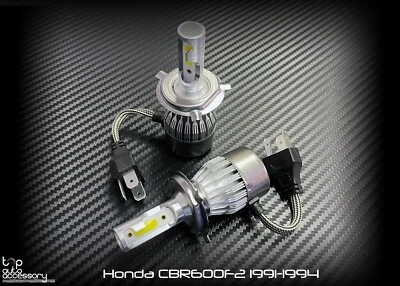 Kit de faros LED H4 bombillas Hyper HID para Honda CBR600F2 1991-1994 Foto 1 de 3